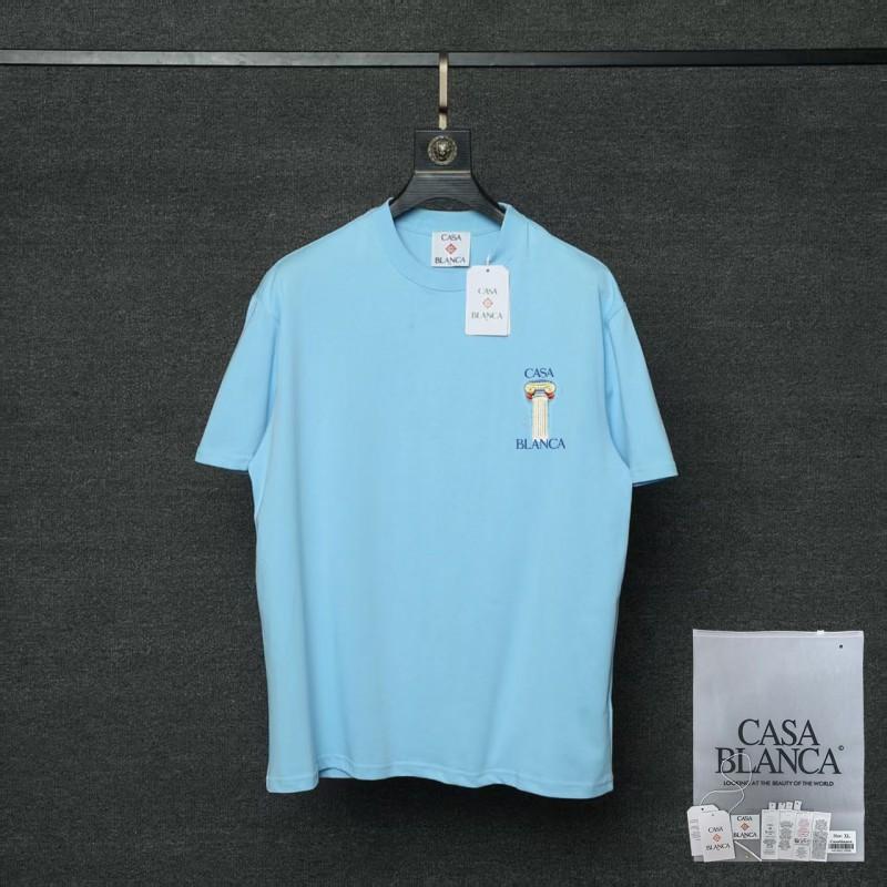Casablanca Print Tee Men Bold Blue