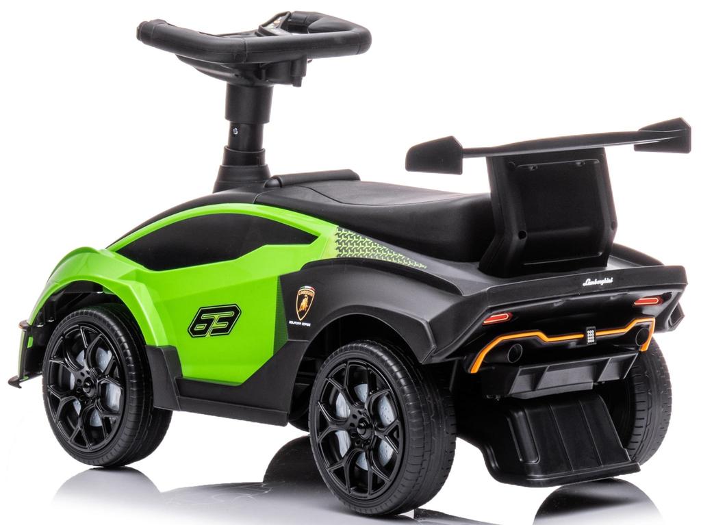Odrážedlo Chodítko Pro Děti Tlačné Na Rok Lamborghini Essenza Scv12 Zelené Sun Baby
