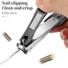 Stainless Steel Nail Clippers Toenail and Nail Clipper Cleaner Personal Care Trimming Tools Splash Proof Nail Clippers
