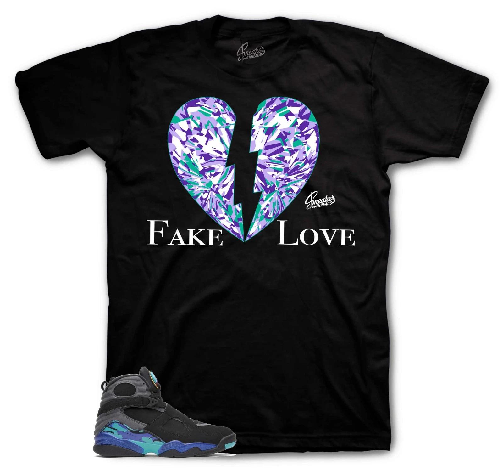 

Shirt To Match Retro 8 Aqua Shoes AJ8 Aquatone - Love Sneaker Tees M
