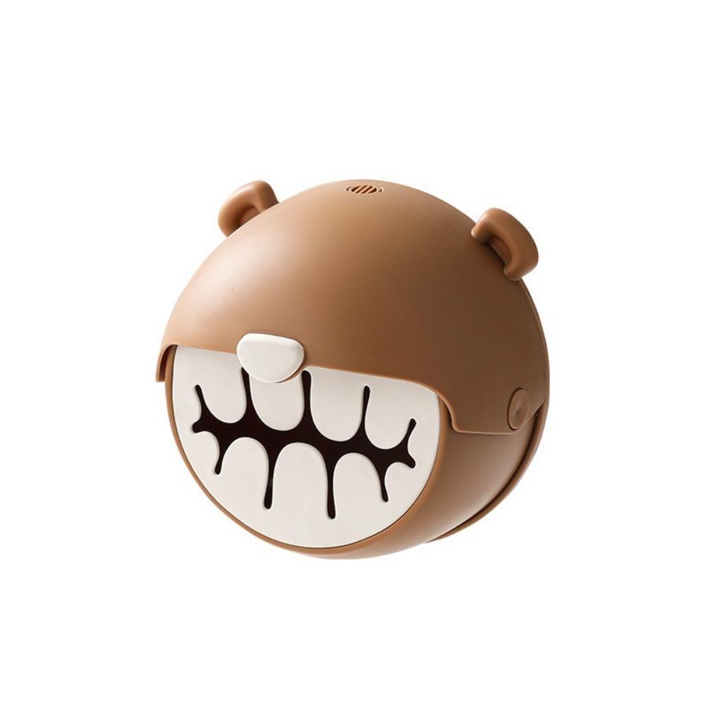 Bear Shape Plastic Wrap Storage Box Punch-Free Fresh Keeping Bags Dispenser  Bathroom