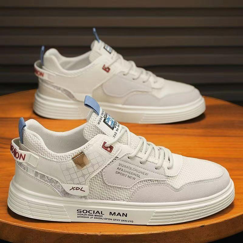 Men's Sneakers Fashion Lace-up Designer Platform Shoes Outdoor Tennis Trainers for Men 2024 Casual New Four Seasons Sulfide Shoe