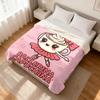 Plush Ballerina Cappuccino Blanket 150X200Cm Fluffy Throw Cover Cozy Gift For Girls Bedroom Home Decor