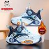 Bobodou Boys' Winter Basketball Shoes: Warm Velvet, Anti-slip, Casual Sports Shoes, Two-layer Cotton.