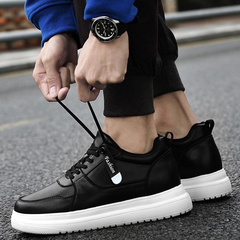 All-match Male Sneakers Outdoor Vulcanize Shoes Non-Slip Sport Shoes Men's Comfy Skateboard Footwear Lace-Up Men Casual Shoes