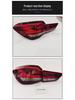 LED Brake Taillight Assembly for 20-22 BMW X1 - 12V Rear Light