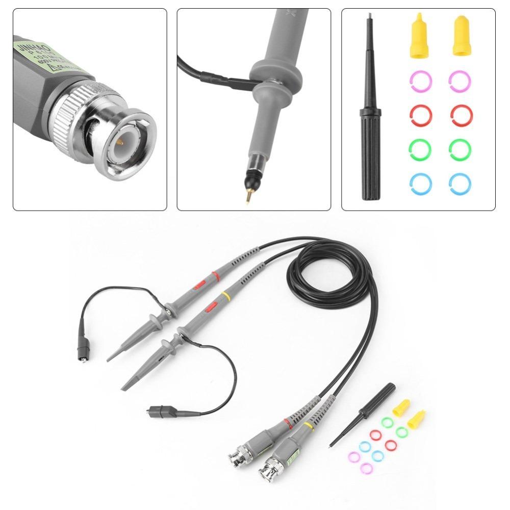 2PCS 600V Maximum Input Voltage Oscilloscope Test Probe BNC Probe Electronic Measurement