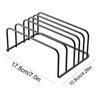 Kitchen Cutting Board Holder Multi-functional Space-Saving Non-slip Pot Lid Organizer 5 Slot Storage Rack Countertop Accessories