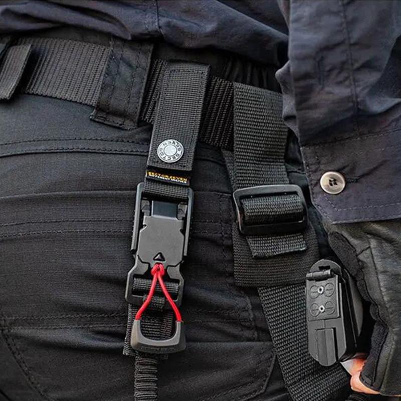Taktisk Multifunktionell Elastisk Verktygsrep Utomhus Snabbkoppling Mobiltelefon Anti-förlust Byxor Ryggsäck Nyckelband Väska Tillbehör