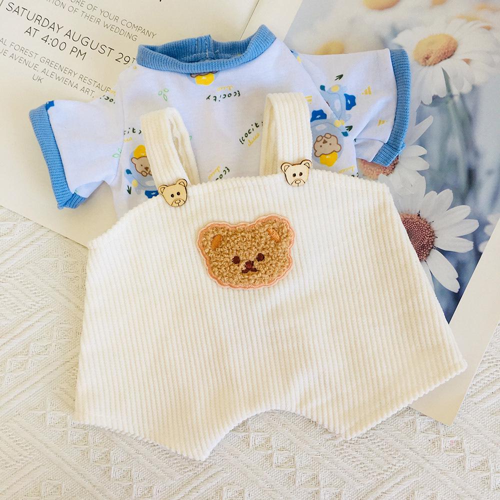 Medium 30cm Handmade Doll Clothes for Jointed Bear - S Size Belle Lulu Outfit Gift for Girls