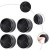 4Pcs Self-Adhesive Towel Holders with Silicone Clip Small Tea Towel Hooks Wall Mounted Push In Towel Holders for Home Kitchen