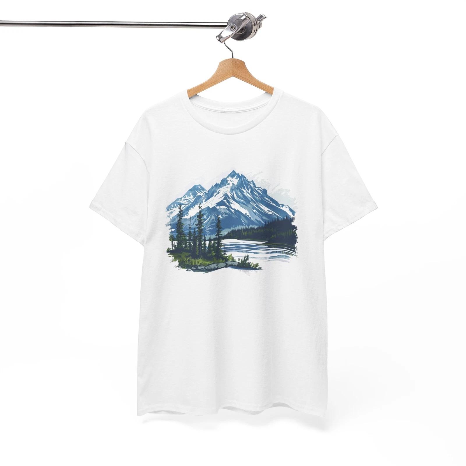I’d Rather Be in the Mountains T-Shirt | Hiking Outdoor Lover Tee 3XL