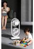 New Model 8-inch USB Rechargeable Double-headed Desktop Fan with Long Battery Life and 360° Rotation for Outdoor Camping