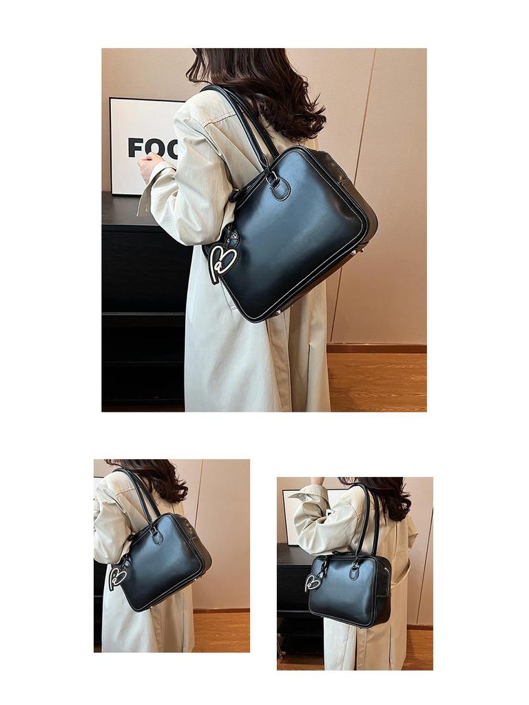 Versatile Large-Capacity Women's Tote Bag - Autumn/Winter Shoulder Handbag & Laptop Bag
