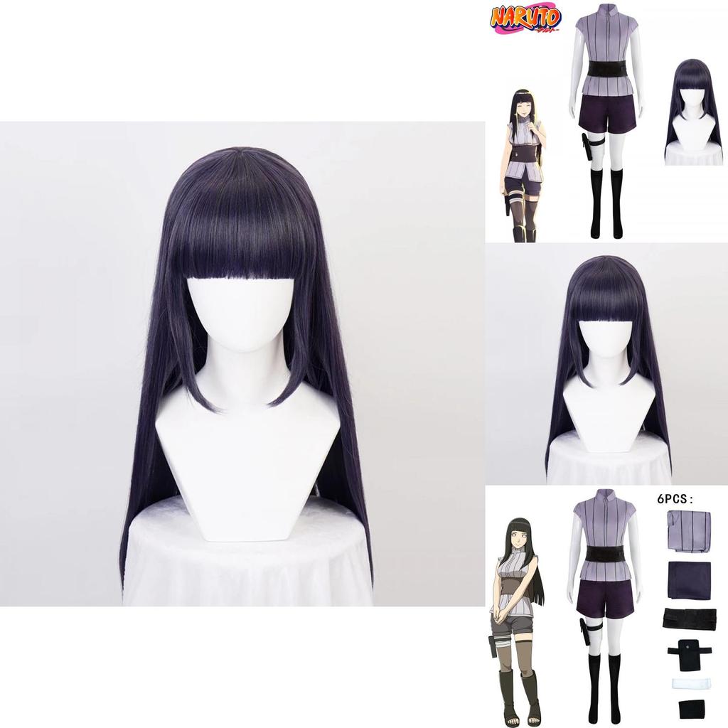 Naruto Hyuga Hinata Cosplay Costume Halloween Outfit Carnival Set Gift