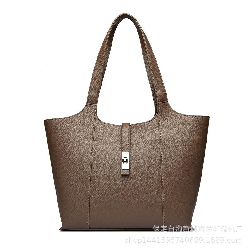Dámská taška, Jednoramenná crossbody taška s velkou kapacitou, Luxusní nákupní košík Tote taška