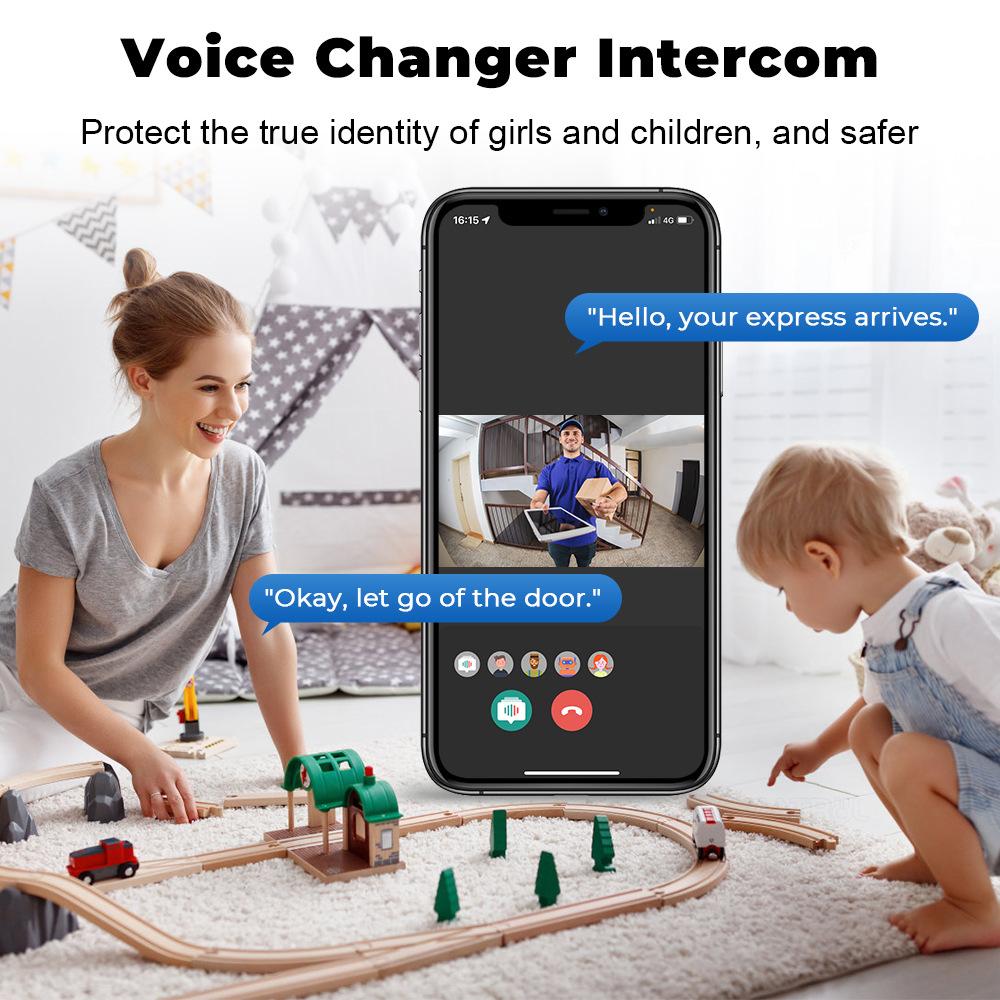 WiFi Video Türklingel Drahtlose HD Kamera IR Alarm Sicherheit Smart Home Türklingel WiFi Gegensprechanlage für Zuhause