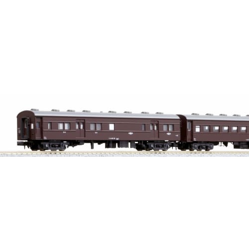 KATO N Gauge Old Passenger Car Set of 4, Brown, 10-034, Unisex Passenger Car
