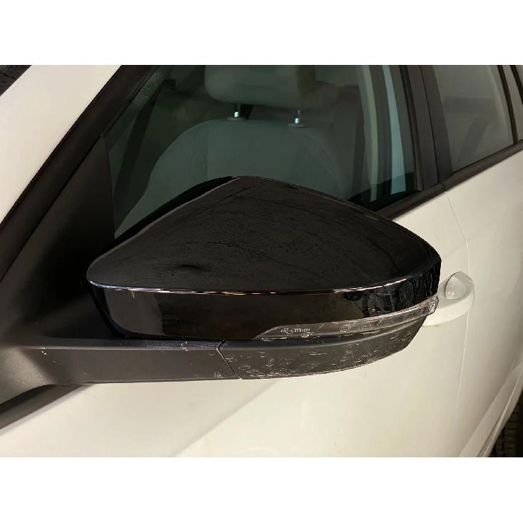 Side Wing Mirror Cap Frame Glass Bottom for Skoda SuperB III 3V3 3V5 2016  Auto Replace Cover Housing White Black Trim