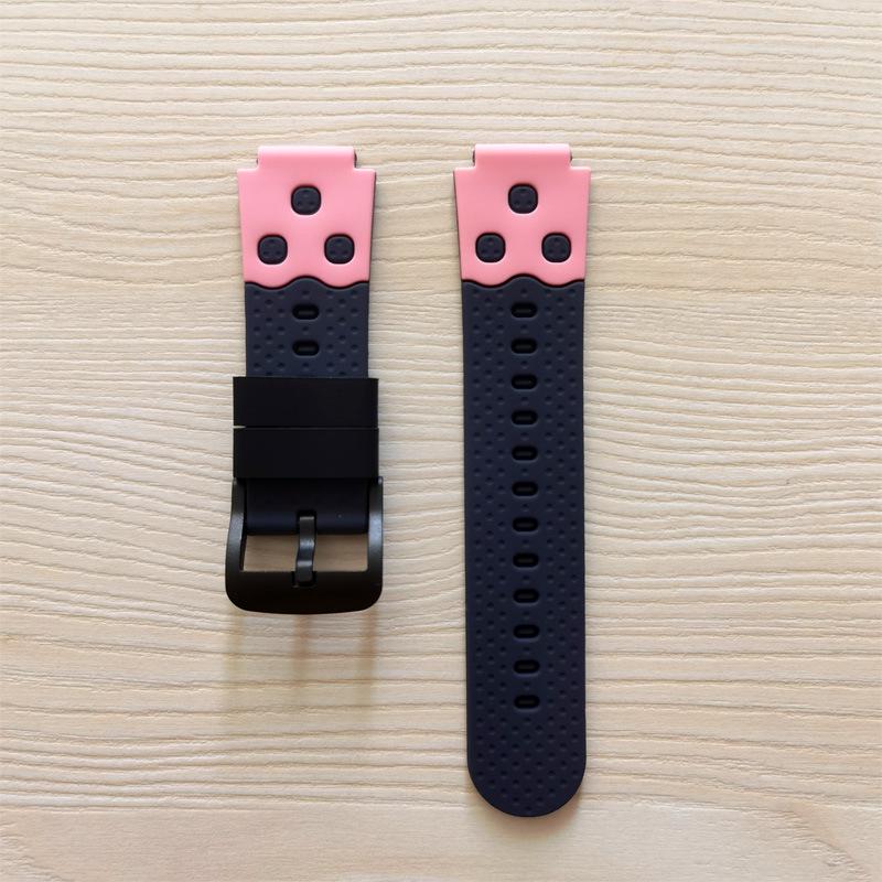 Kids' Silicone Smartwatch Strap, Universal Y-Shaped, Two-Color, 16mm Interface