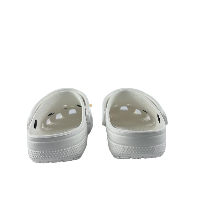 Crocs Classic clog EVA French fries fun fashion and versatility comfortable casual hole shoes for men and women white