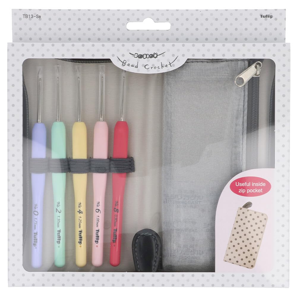 

Набор крючков для бисера Tulip Sucre Серебристый TB13-S