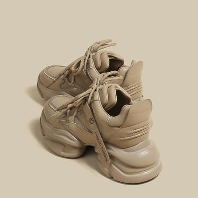 Fashion Spring Fall Thick Bottom Pops Shoes Female Senior Seinse of Women's Shoes Shoes Niche Not Collision Models Sneakers