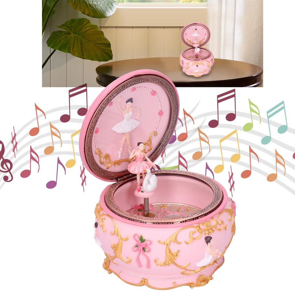 LED Musik Box Figurine Rotation Exquisite Musik Box Hause Dekoration Mädchen Geburtstag Geschenk #1