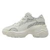 Pulsar Wedge Monogram Damesneakers Hvit Varmhvit Isgrå 402240-02