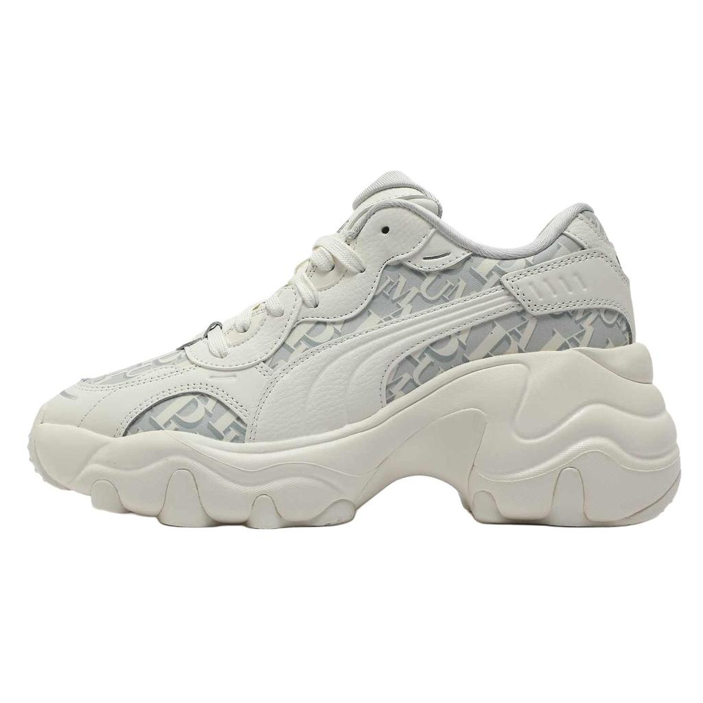 Puma Pulsar Wedge Monogram Dámské tenisky Bílá Teplá bílá Ledově šedá 402240-02