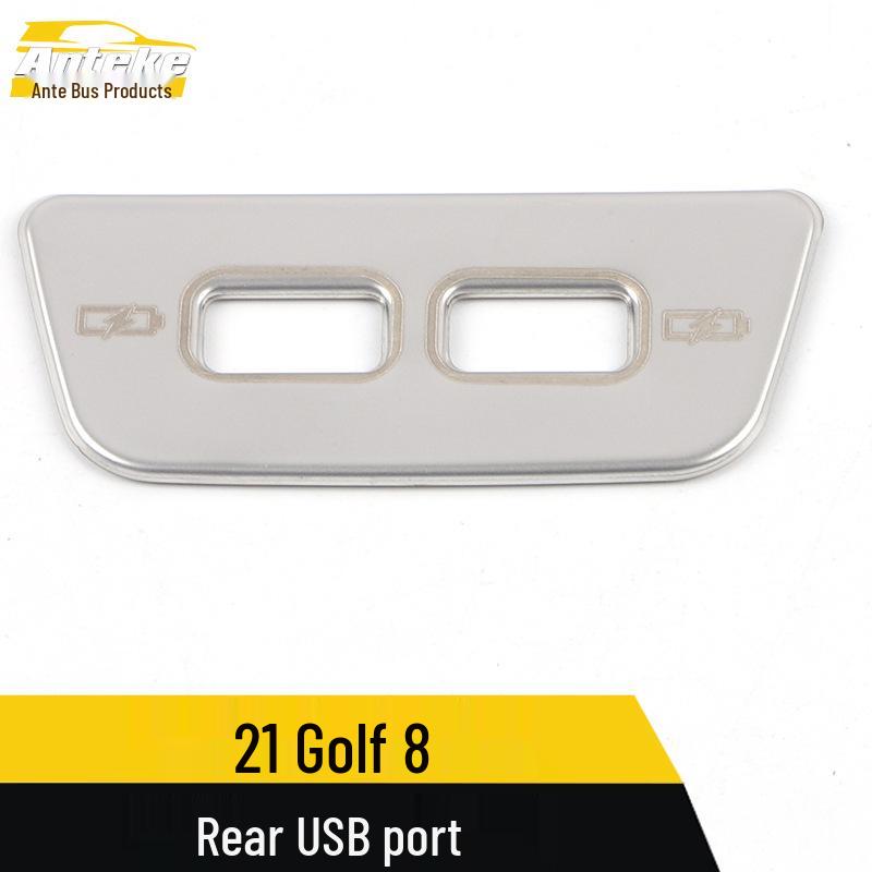 Golf 8 Rear USB Frame and Charging Port Accents - Compatible with 21 Models