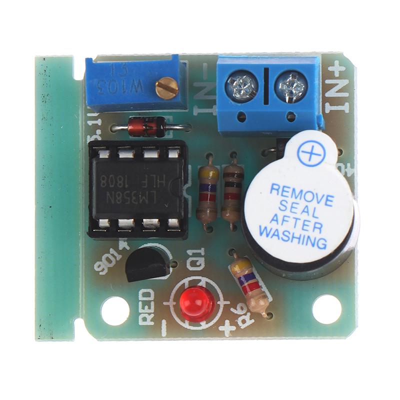 Anti Over Discharge Low Voltage Protection Module Audible Alarm Buzzer 9V 12V