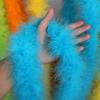 Thickened Encrypted Large Turkey Feather Strips Colored Top Scarves Stage Performance Costume Accessories
