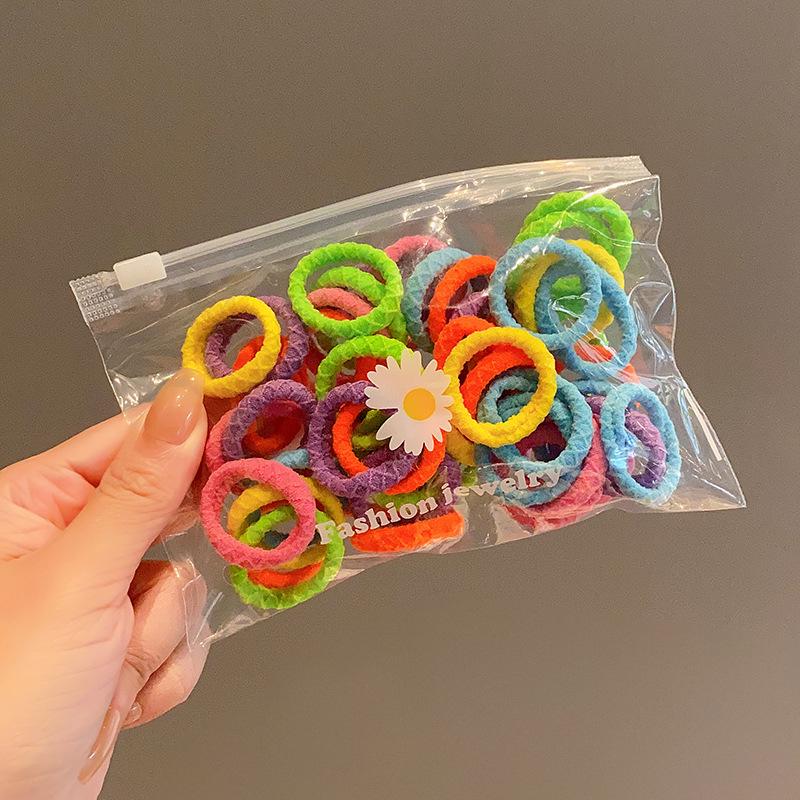 

Бесшовная резинка для волос и кольцо на большой палец для девочек: Детский набор аксессуаров для волос из резинок
