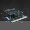 1/64 Model Car Display Organizer Decorative Toy Storage Box Parking Garage Diorama