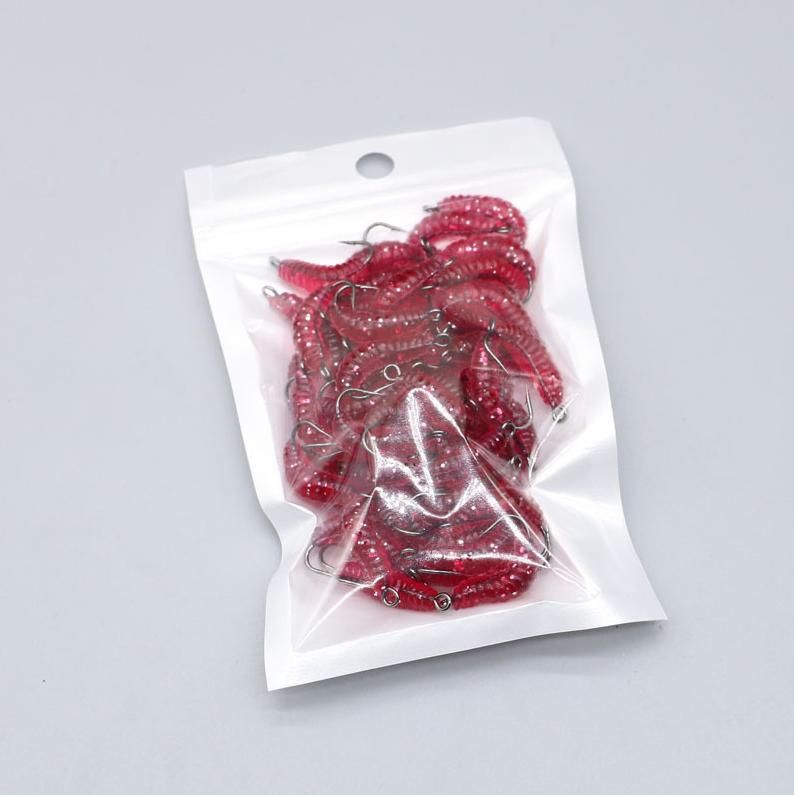11PCS Soft bait set, realistic biomimetic, with hook, suitable for various freshwater fish