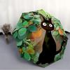 1pc Cat Garden Automatic Open/close Umbrella, 8-Rib Sturdy Structure, Portable Travel Umbrella, Parties, Everyday Use, Outdoor Accessory, Ar