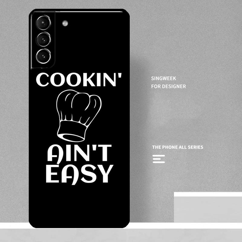 Baking Cook Chef Case For Samsung Galaxy S25 Ultra S21 S22 S23 S24 Ultra S9 S10 S20 Plus S25 FE Phone Cover