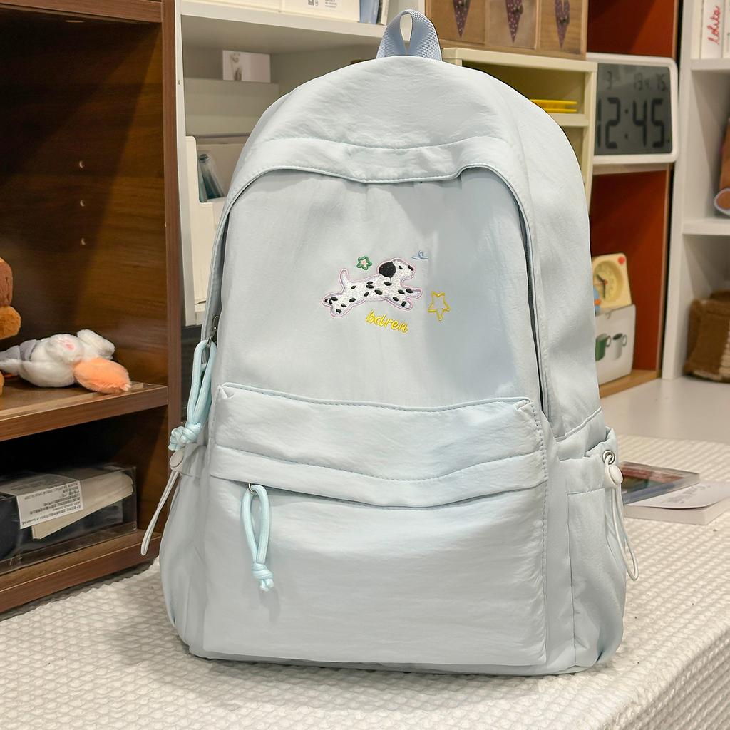 Schoolbag Female New Middle School Students Simple and Cute Backpack Japanese High School Students Versatile Large-capacity Backpack