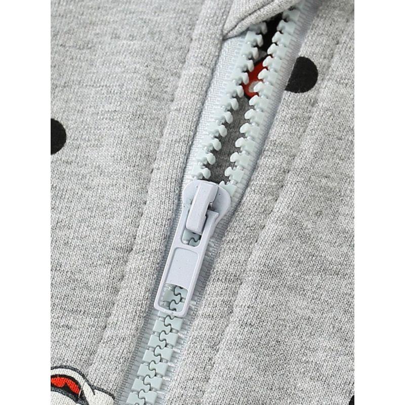 New Style Girls' Mouse-Themed Toddler Autumn Hooded Cardigan Children's Autumn Clothing for 3-Year-Old Baby Jacket 6 Spring and Autumn 8
