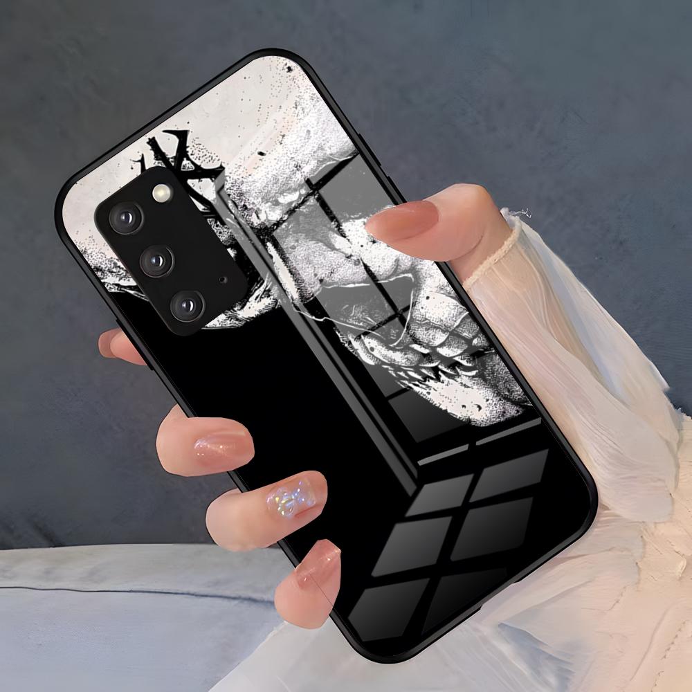 

Berserk Anime Phone Case For Samsung A25 A13 A33 5G A54 A36 A35 A56 A52 A14 Shockproof Glass Cover Samsung A36