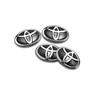 5/10 Stuks Auto Afstandsbediening Sleutel Sticker Auto Embleem Decoratie Decal Voor Toyota 86 Prado Camry Yaris RAV4 CHR Mirai Supra Alphard Corolla