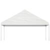 VidaXL Belvédère avec toit blanc 8,92x5,88x3,75 m polyéthylène 3155520