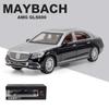 1:24 მასშტაბის Benz S600 შენადნობის ძვირადღირებული მანქანის მოდელი, Diecasts ლითონის სათამაშო მანქანები, მანქანის მოდელი მაღალი სიმულაციური ხმის და მსუბუქი ბავშვების საჩუქარი