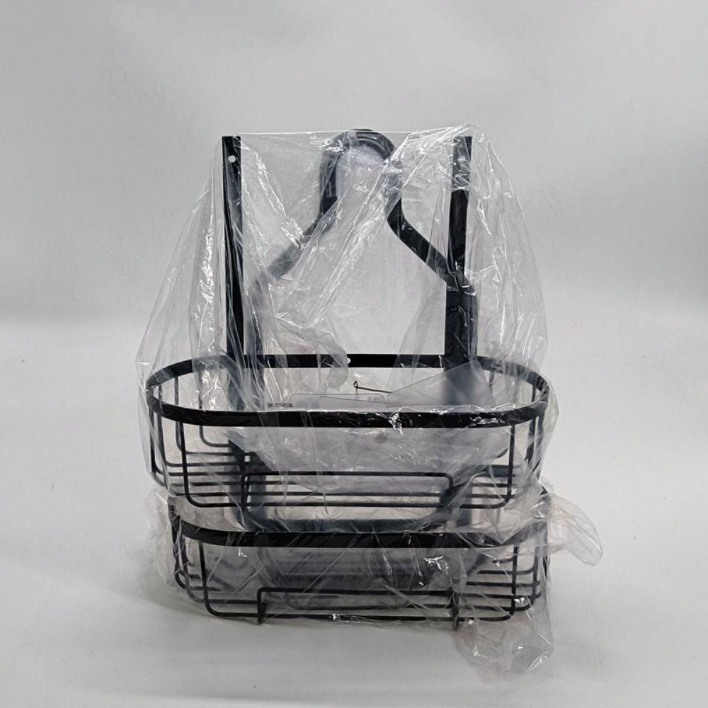 Rustproof Over Shower Head Organizer Hooks Soap Holder Durable Storage Rack Shampoo