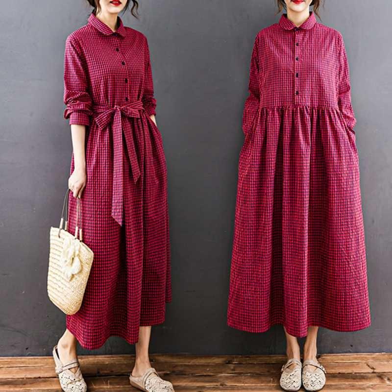 

Women s Hybrid Cotton Dress M бордовый