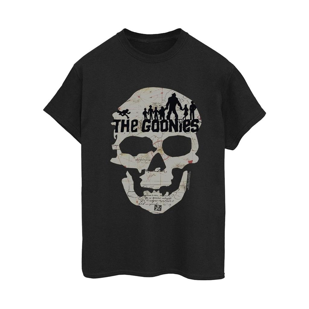 The Goonies Womens/Ladies Map Skull Cotton Boyfriend T-Shirt