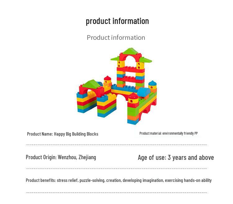 Large Building Blocks for Kindergarten: Educational Construction Toys for Classroom and Play Areas