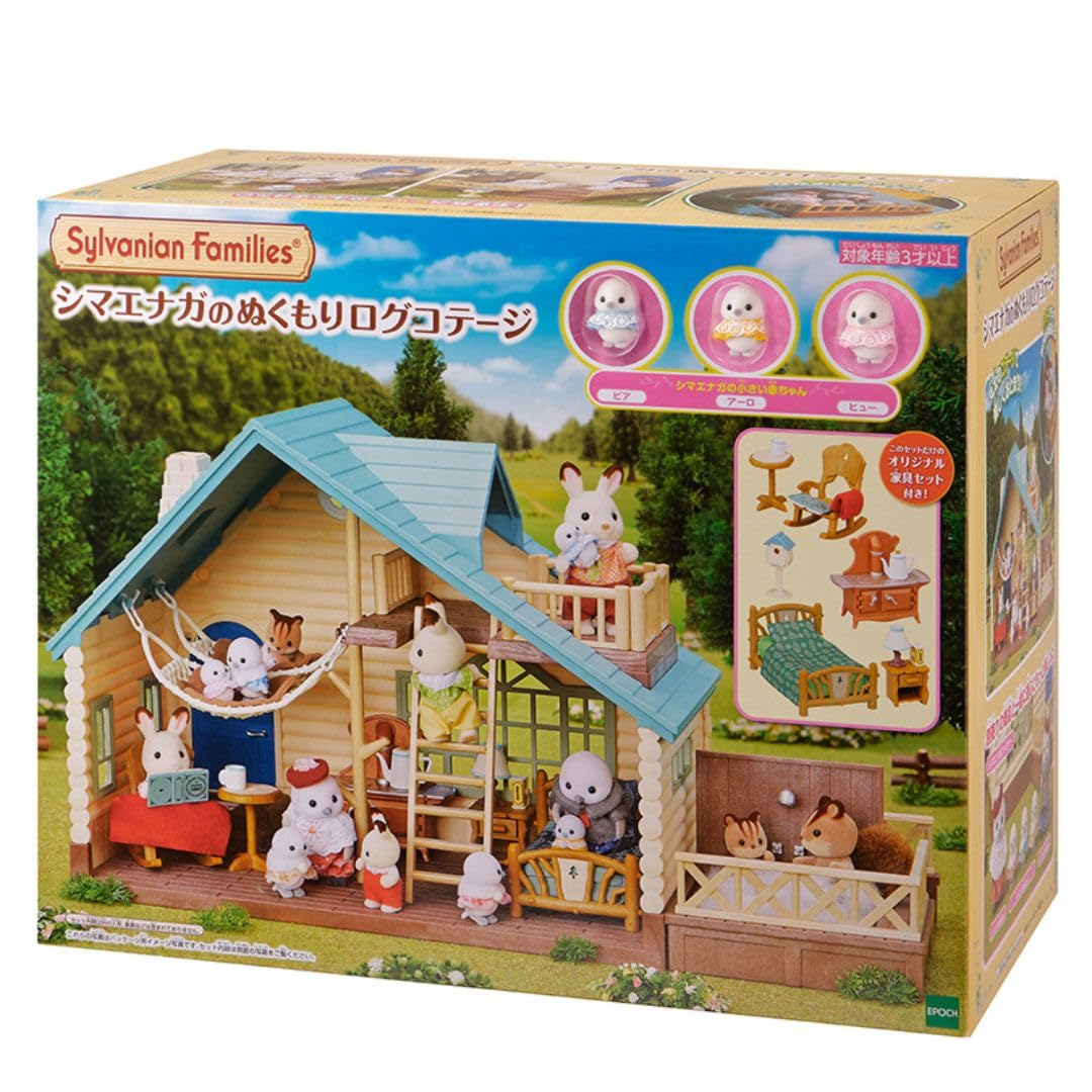 

Sylvanian Families Утепленный бревенчатый коттедж Shimaenaga s