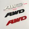 3D Metal Car AWD Front Grill Sticker Tail Emblem Badge Rear Decal Logo for Impreza 4X4 Off Road SUV 4WD
